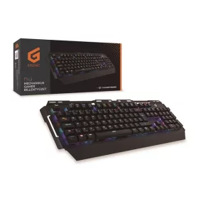   Conceptronic Billentyűzet Mechanikus - KRONIC01 (105 gomb, Kék switch, RGB LED,USB, full anti-ghost, fém váz, magyar)