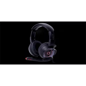   AverMedia Gaming Fejhallgató - GH337 (7.1 SonicWave, hangerőszabályozó, mikrofon, LED, USB csatlakozó, 2,2m kábel)Fekete