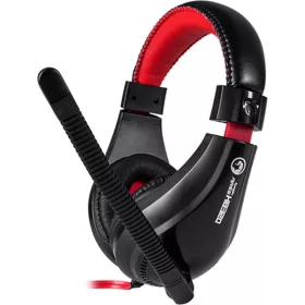   Marvo Fejhallgató - H8320 (mikrofon, 3.5mm jack, hangerőszabályzó, nagy-párnás, 1.8m kábel, fekete)