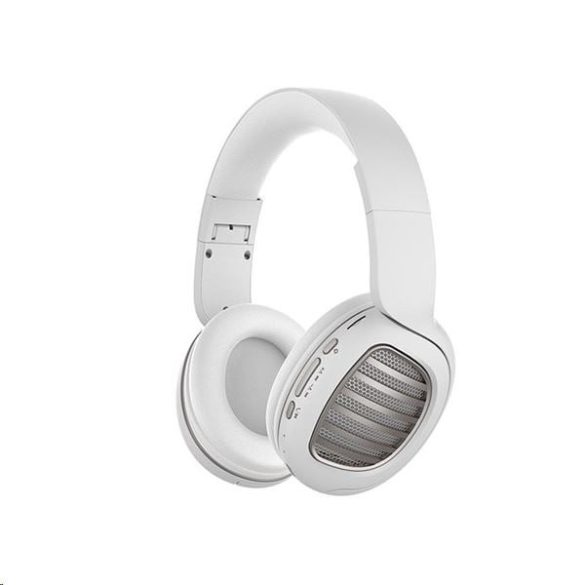 Rampage Fejhallgató Vezeték Nélküli - SN-BT55 (Bluetooth v5.0, hang.szab., micro-SD foglalat, fehér)