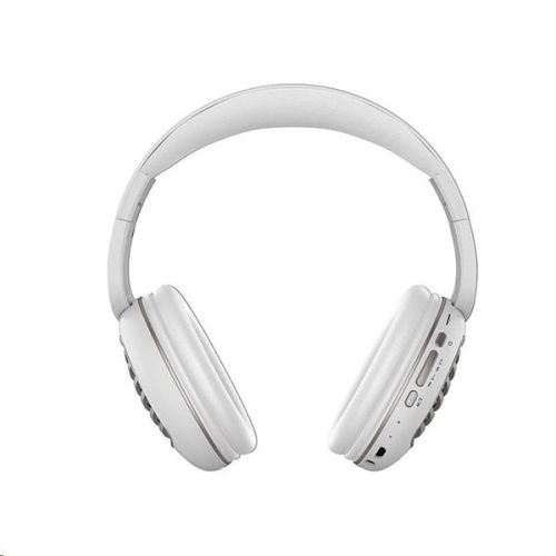 Rampage Fejhallgató Vezeték Nélküli - SN-BT55 (Bluetooth v5.0, hang.szab., micro-SD foglalat, fehér)