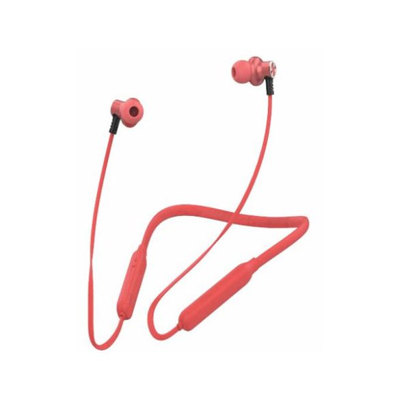 Rampage Fülhallgató - SN-XBK02 LOTUS (mikrofon, Bluetooth, piros)
