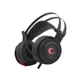   Rampage Fejhallgató - X-ROGER G16 (7.1, mikrofon, USB, hangerősz., nagy-párnás, 2.1m kábel, piros-fekete)