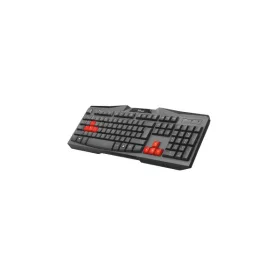   Trust Billentyűzet Gamer - Ziva (USB; cseppáláló; fekete; magyar)