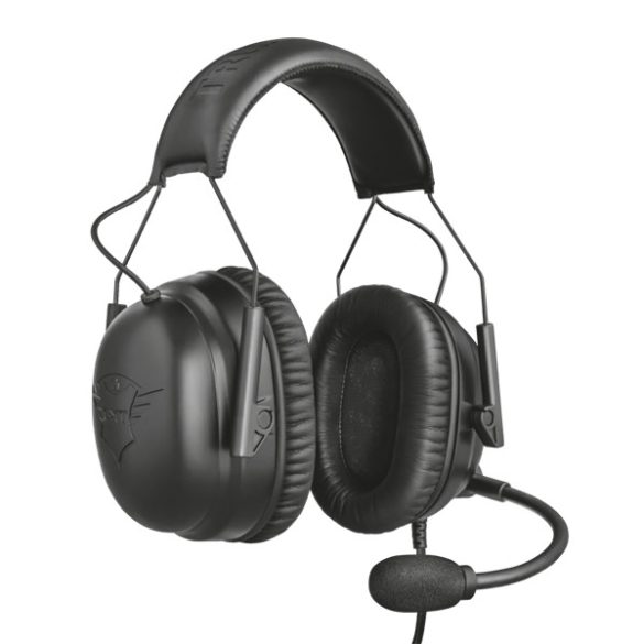 Trust Fejhallgató - GXT 444 Wayman Pro (mikrofon; hangerőszabályzó; 3.5mm jack; nagy-párnás, XB1/PS4/PC)