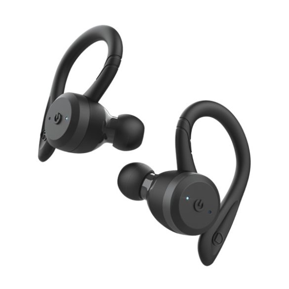 Trust Füllhallgató Vezeték nélküli - Nika Sports Bluetooth (fekete; BT5.0; vezérlőgombok; IPX7; akku; mikrofon)