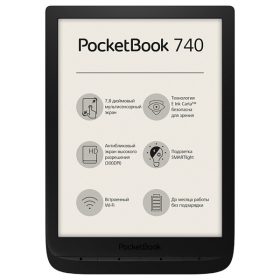   POCKETBOOK e-Reader PB740 INKPad3 Fekete (7,8" E-Ink,automata háttérvilágítás,Dual CPU: 2x1GHz,8GB,1900mAh,wifi,mSD) - PB740-E-WW