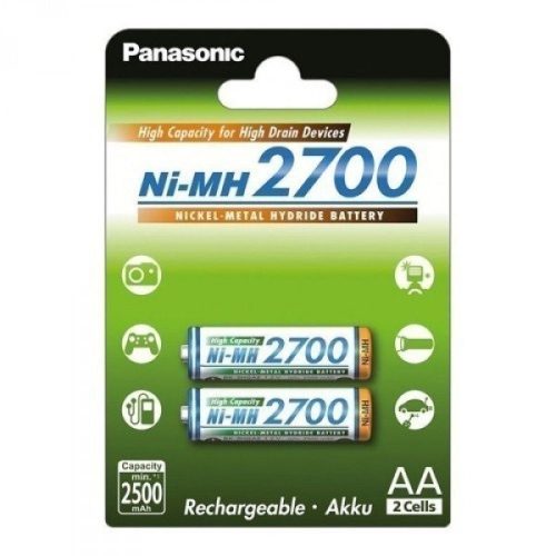 Panasonic BK-3HGAE/2BE AA 2700mAh Ni-MH akkumulátor