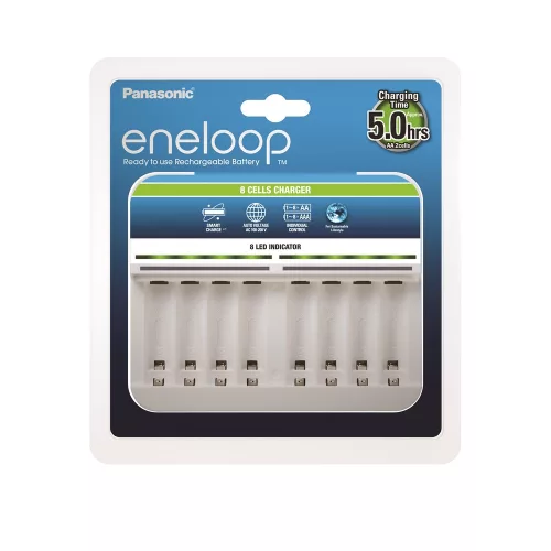 eneloop BQ-CC63 1/8db AA/AAA akkumulátor töltésére