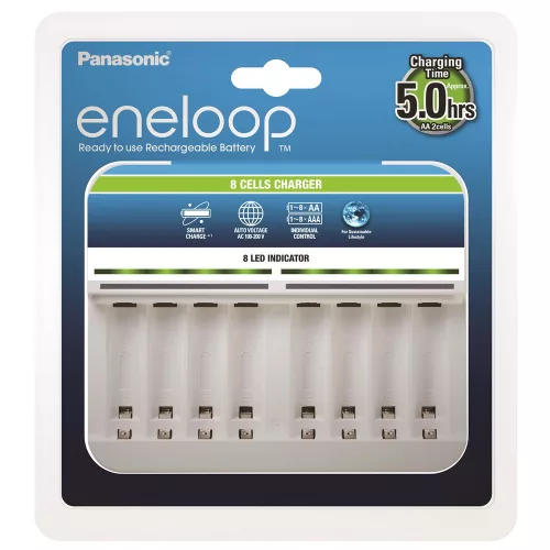 eneloop BQ-CC63 1/8db AA/AAA akkumulátor töltésére