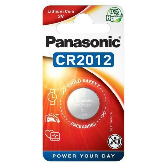 Panasonic CR-2012EL/1B lítium gombelem