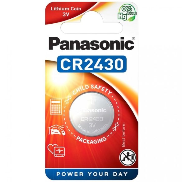 Panasonic CR2430L/1BP lítium gombelem