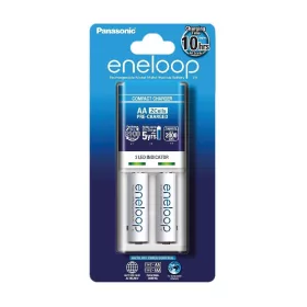   eneloop K-KJ50MCC20E akkumulátor töltő időzítővel 2 db 1900mAh AA akkumulátorral