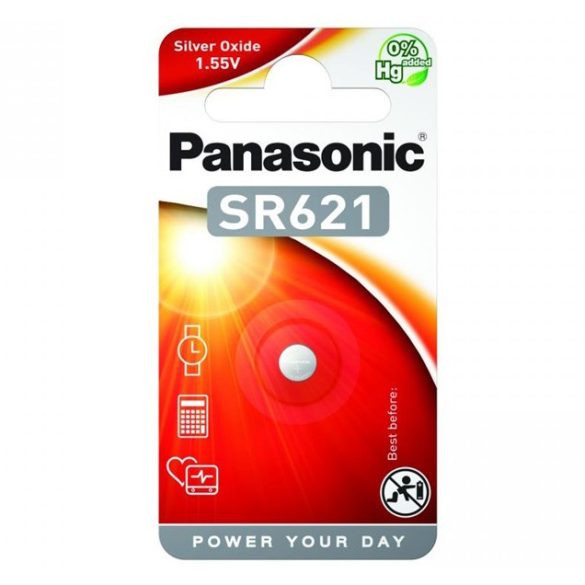 Panasonic SR-621EL/1B ezüst-oxid óraelem