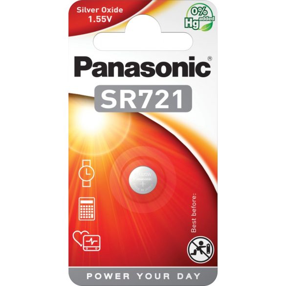 Panasonic SR-721EL/1B ezüst-oxid óraelem
