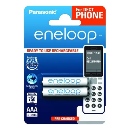 Panasonic eneloop BK-4MCCE/2DE AAA 750mAh Ni-MH akkumulátor