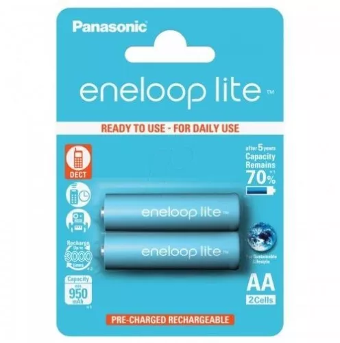 Panasonic eneloop lite BK-3LCCE/2BE AA 950mAh Ni-MH akkumulátor