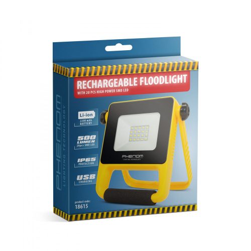 Phenom Kinyitható munkalámpa - 10 W LED - akkumulátoros, vízálló (18615)