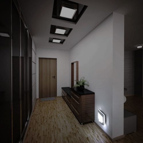 Phenom Irányfény - mozgásérzékelővel, fényszenzorral - 4 x AA - szálcsiszolt ezüst (20283)