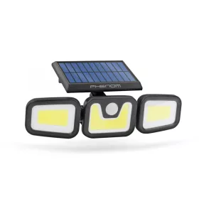   Phenom Mozgásérzékelős szolár reflektor - karos, forgatható - 3 COB LED (55284)