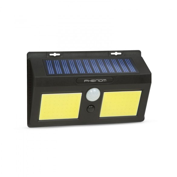 Phenom Mozgásérzékelős szolár reflektor - fali - COB LED (55287)