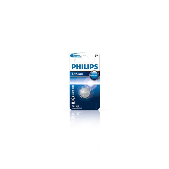 Philips CR1620/00B gombelem lítium 3.0v 1-bliszter (16 x 2)
