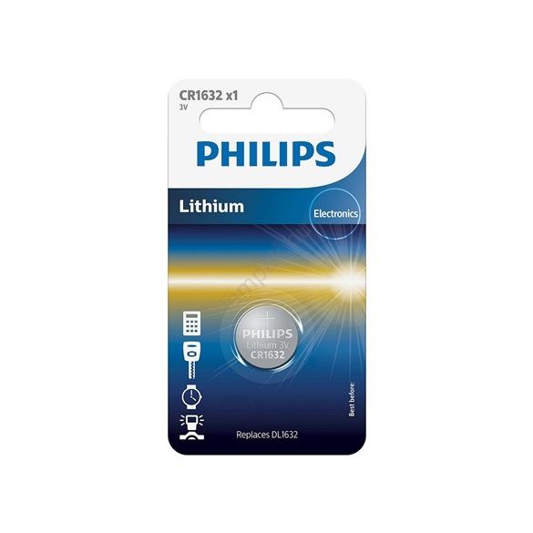 Philips CR1632/00B gombelem lítium 3.0v 1-bliszter