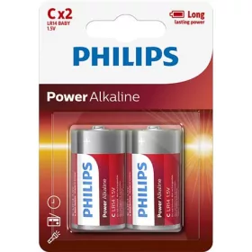 Philips LR14P2B/10 elem power alkali c 2-bliszter