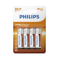 Philips R6L4B/10 elem longlife aa 4-bliszter