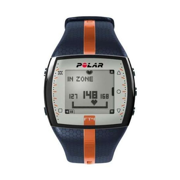 Polar FT4M Férfi pulzusmérő óra (kék/narancs)
