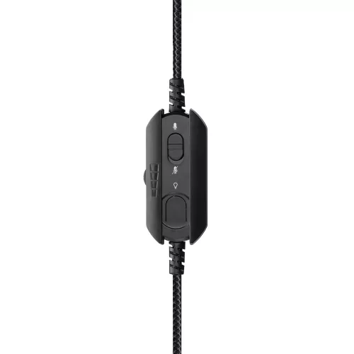 Rampage Fejhallgató - RM-K19 RAGING PLUS (7.1, mikrofon, USB, hangerőszabályzó, nagy-párnás, fekete, RGB LED)