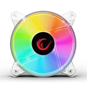   Rampage Cooler 12cm - 6C-121 RGB (max 20,9dbA, 77,30 m3/h, ház hűtésre, RGB LED, fehér)