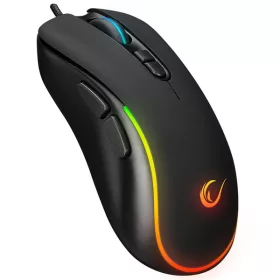  Rampage Egér Gamer - SMX-R47 X-JAMMER (A725, 7200DPI, 7 gomb, makro, RGB LED, 1,5m harisnyázott kábel, fekete)