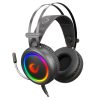 RAMPAGE 30505 rampage fejhallgató - stormy rgb (7.1, mikrofon, usb, hangerőszabályzó, nagy-párnás, 2m kábel, fekete)