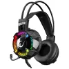 RAMPAGE 31115 rampage fejhallgató - styles rgb (7.1, mikrofon, usb, hangerőszabályzó, nagy-párnás, 2,2m kábel, fekete)
