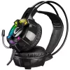 RAMPAGE 31115 rampage fejhallgató - styles rgb (7.1, mikrofon, usb, hangerőszabályzó, nagy-párnás, 2,2m kábel, fekete)