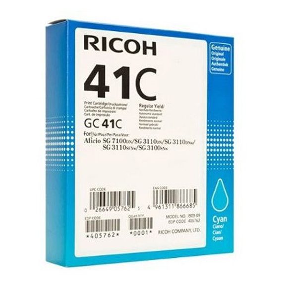 Ricoh SG3110 kék eredeti gél (405762)