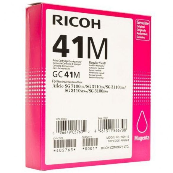 Ricoh SG3110 magenta eredeti gél (405763)