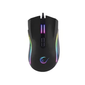   Rampage Egér Gamer - SMX-R44 Macro (6400DPI, 6 gomb, makro, RGB LED, 1,8m harisnyázott kábel, fekete)