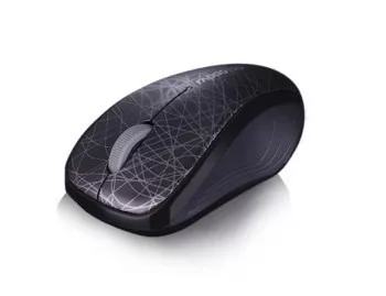Rapoo 3100p MID LEVEL 5GHz Vezeték nélküli optikai egér-fekete