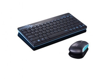 Rapoo 8000 Billentyűzet + Egér szett-fekete-kék