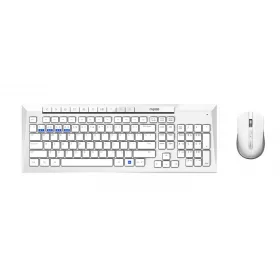   Rapoo 8200M Bluetooth + WiFi billentyűzet + egér szett - fehér (190805)
