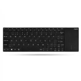   Rapoo E2710 vezeték nélküli billentyűzet és Touchpad - fekete (157233)