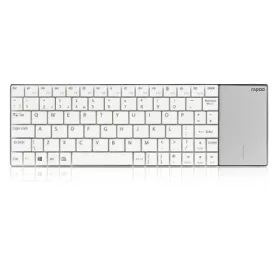   Rapoo E2710 vezeték nélküli billentyűzet és Touchpad - fehér(157234)