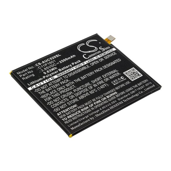 Asus  C11P1601, 0B200-02160000 3,85V 2500mAh utángyártott RealPower Li-Polymer akku