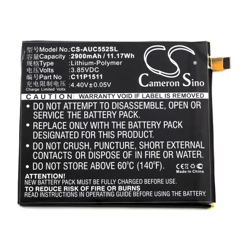 Asus  C11P1511, 0B200-02000500 3,85V 2900mAh utángyártott RealPower Li-Polymer akku
