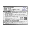 Archos  AC50FNEV, AC50F 3.7V 1000mAh utángyártott RealPower Li-ion akku