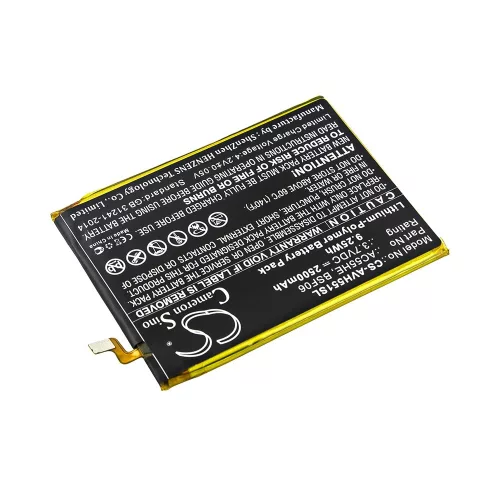 Archos  BSF06, AC55HE 3.7V 2500mAh utángyártott RealPower Li-Polymer akku