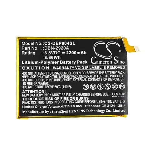 Doro DBN-2920A 3.8V 2200mAh utángyártott RealPower Li-Polymer akku