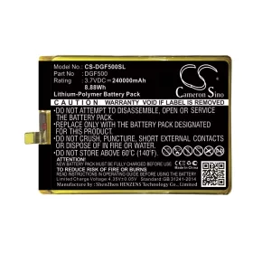   Doogee F5 3,7V 2400mAh utángyártott RealPower Li-Polymer akku